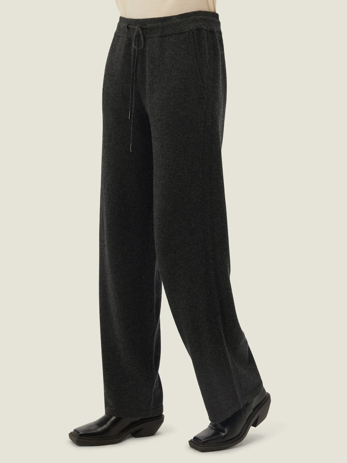 Cashmere Straight Leg Jogger